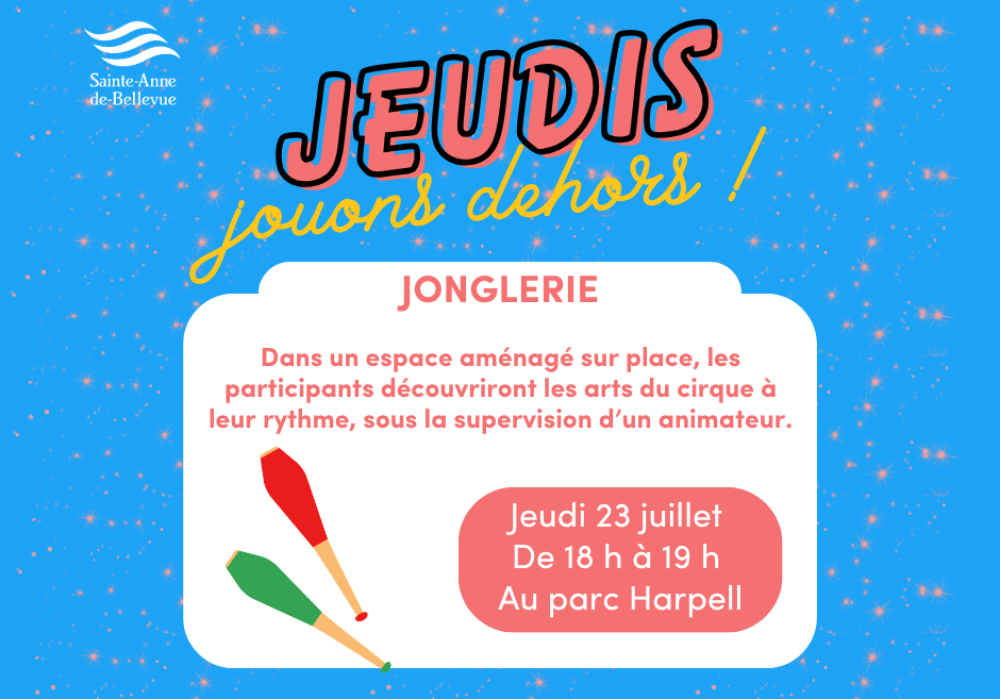 Jeudis Jouons Dehors : Jonglerie