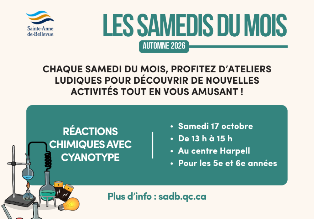 Samedis du mois – Réactions chimiques avec cyanotype