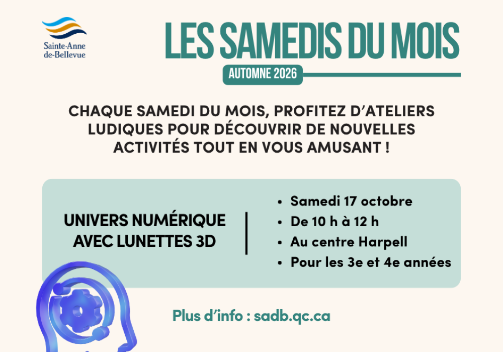 Samedis du mois – Univers numérique avec lunettes 3D