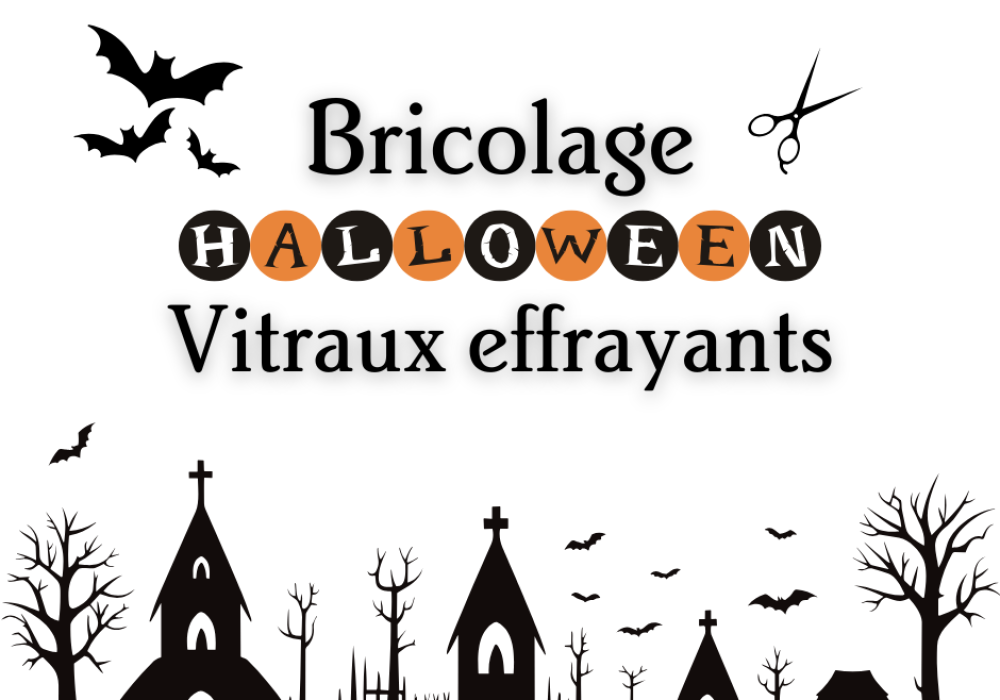 Bricolage d’Halloween | Vitraux effrayants