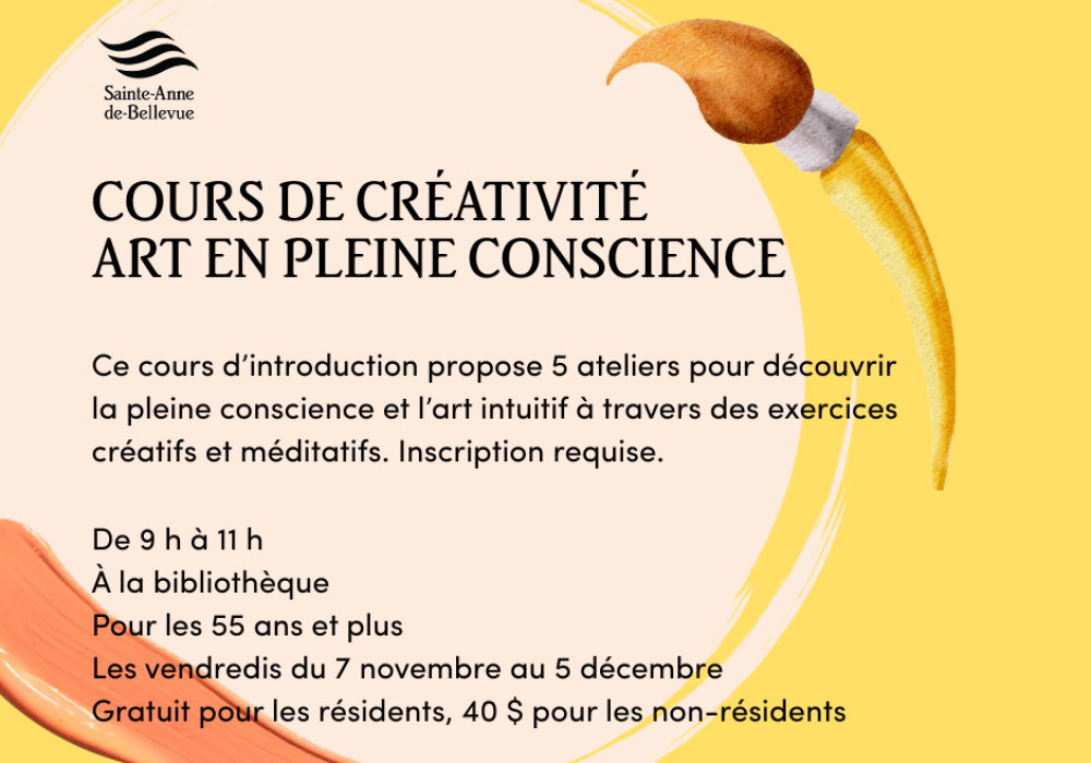Cours de créativité | Art en pleine conscience