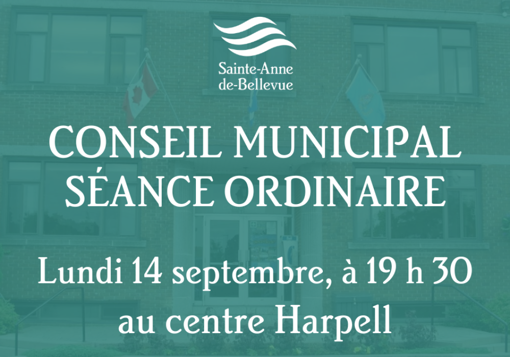 Conseil municipal : séance ordinaire