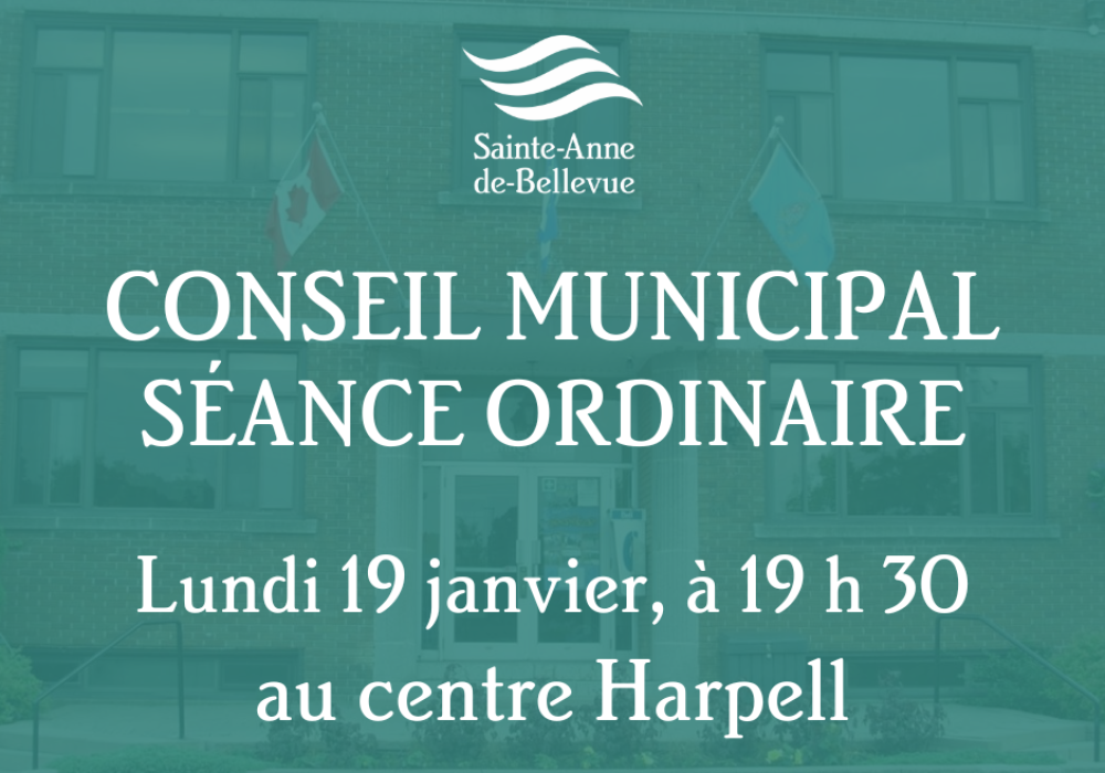 Conseil municipal : séance ordinaire