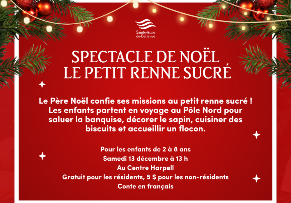 Spectacle de Noël | Le petit renne sucré