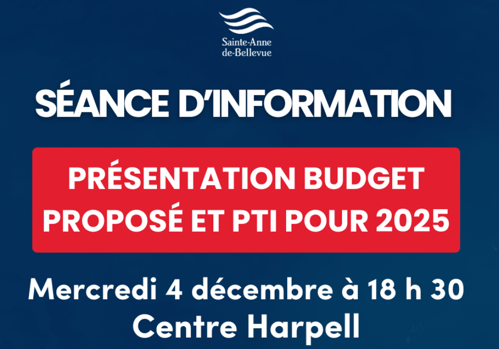 Séance d’information pour présenter le budget et le PTI de l’année 2025