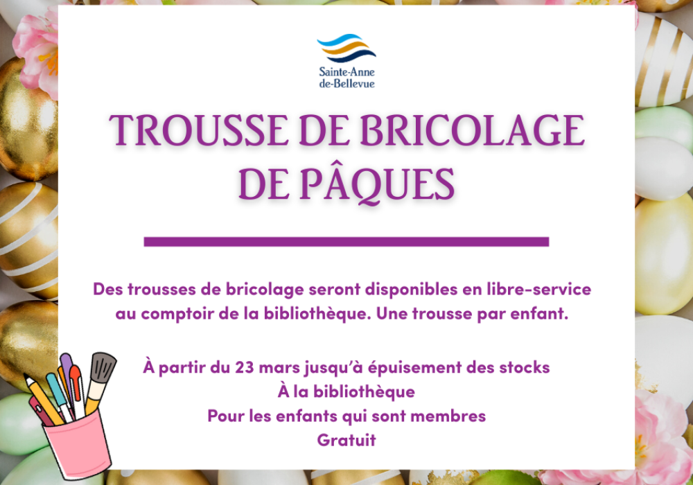 Trousse de Bricolage de Pâques
