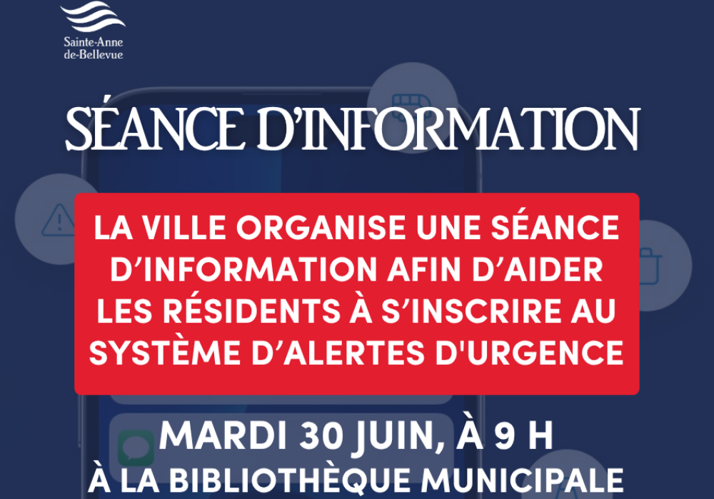 Séance d’information : Urgences SADB
