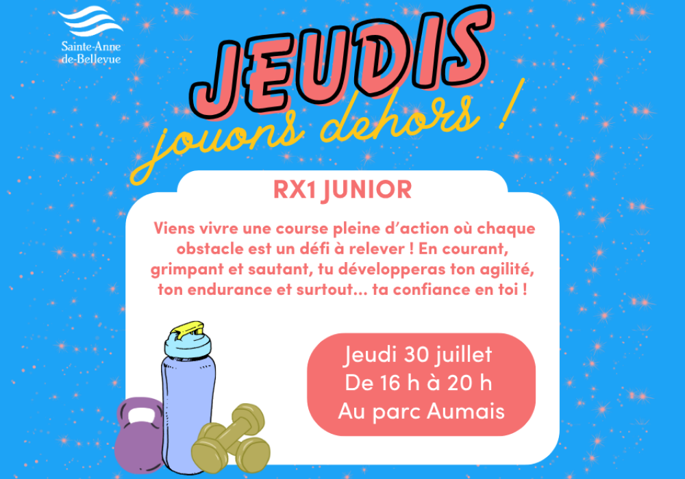 Jeudis Jouons Dehors : RX1 Junior