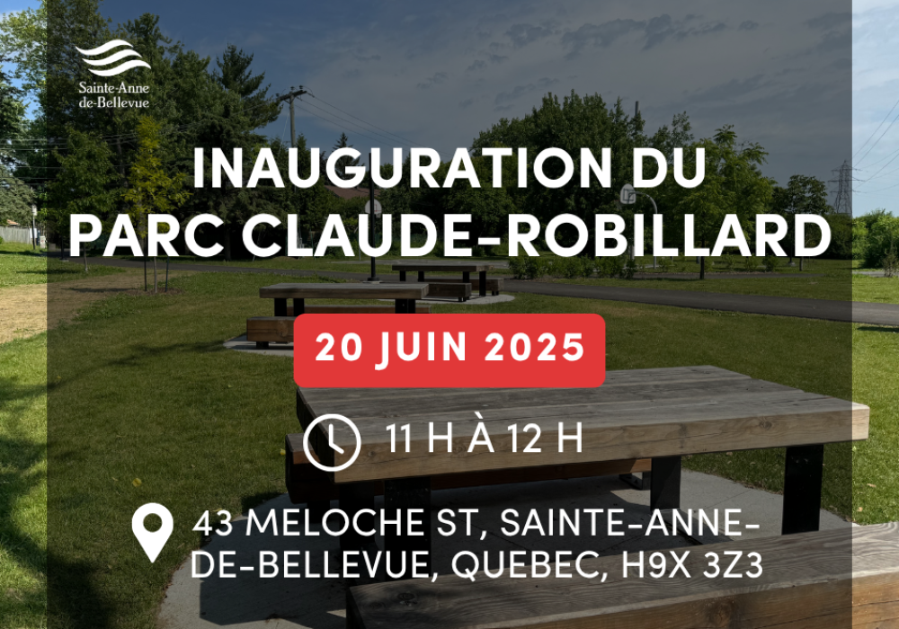Inauguration du parc Claude-Robillard