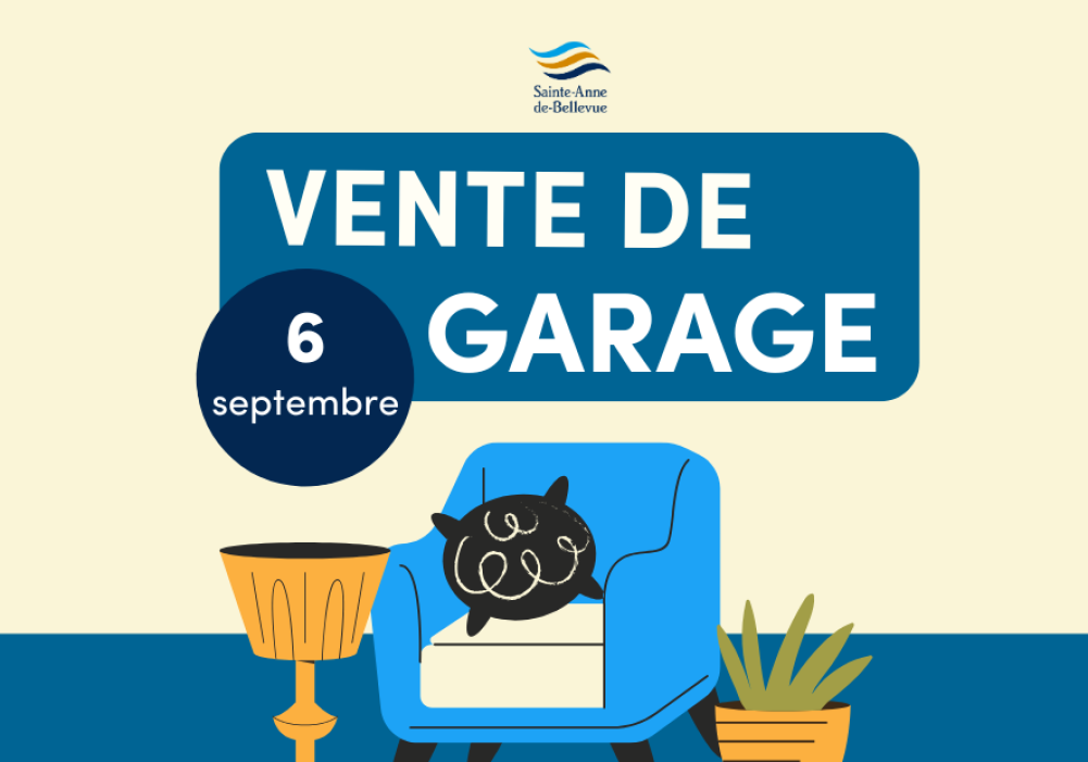 Vente de garage : 6 septembre