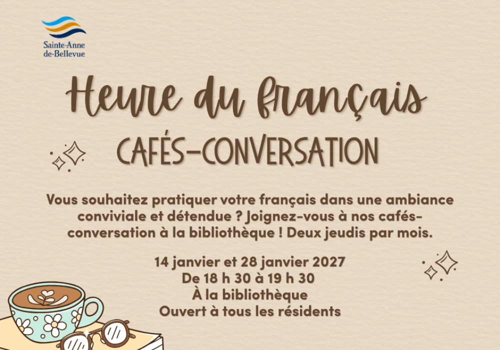 Heure du français | Cafés-conversation