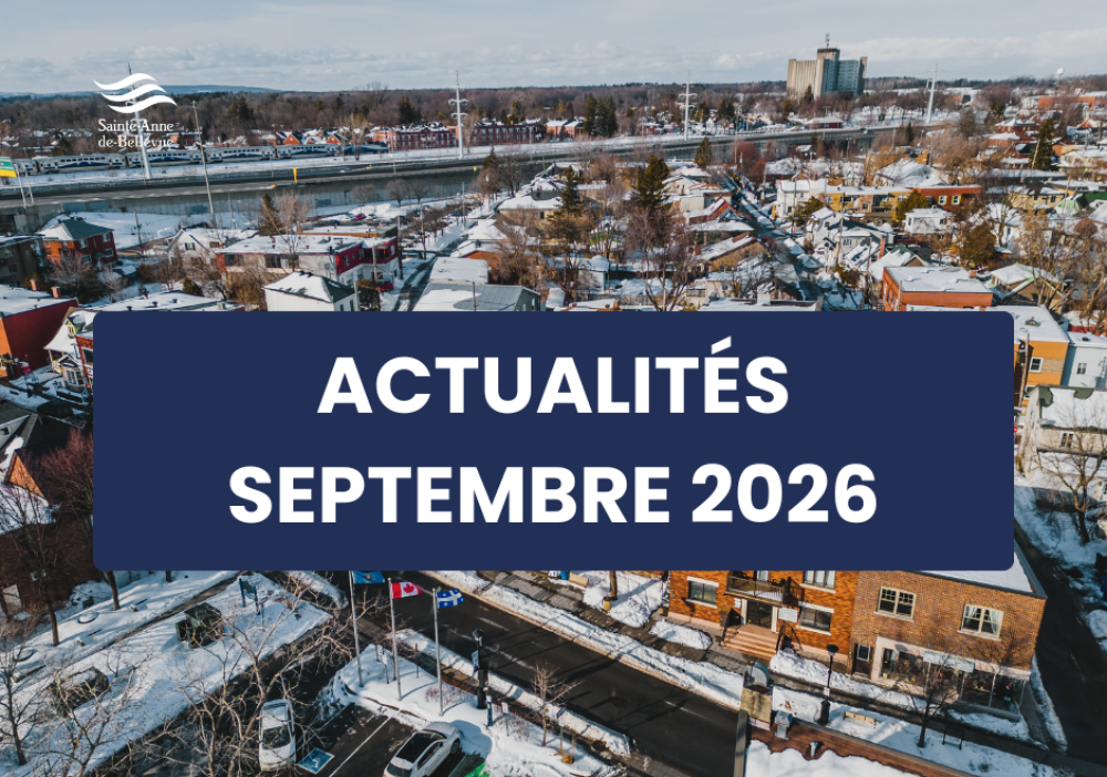 Infolettre des actualit&eacute;s du mois de septembre 2026