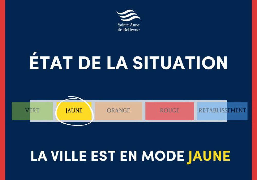 &Eacute;tat de la situation : la Ville a activ&eacute; le mode JAUNE (28 juillet 2026)