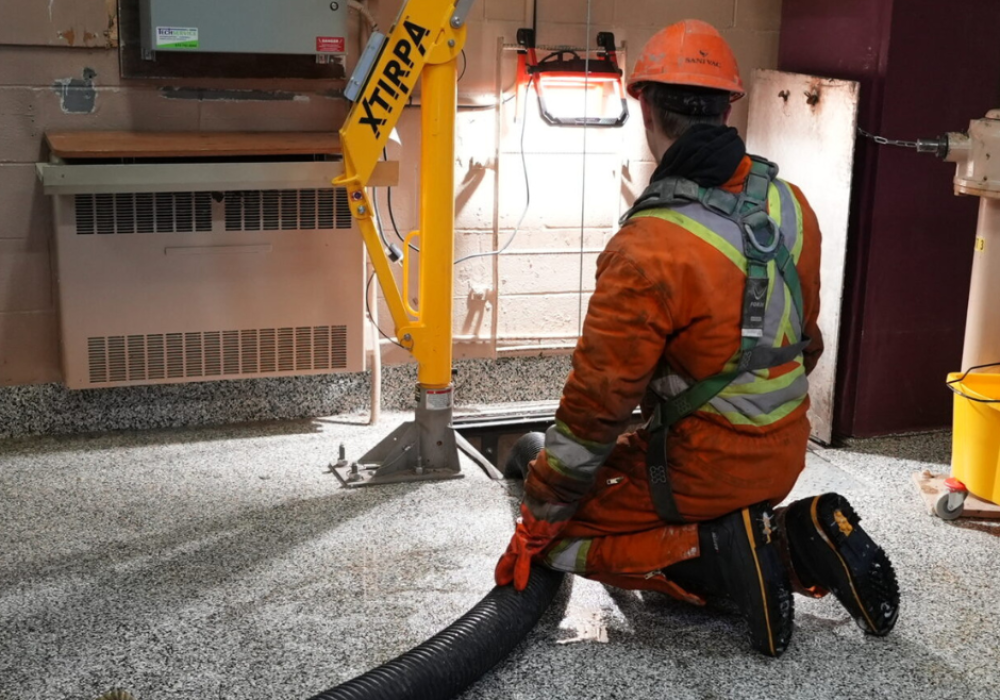 Travaux d&rsquo;entretien &agrave; la station de pompage 