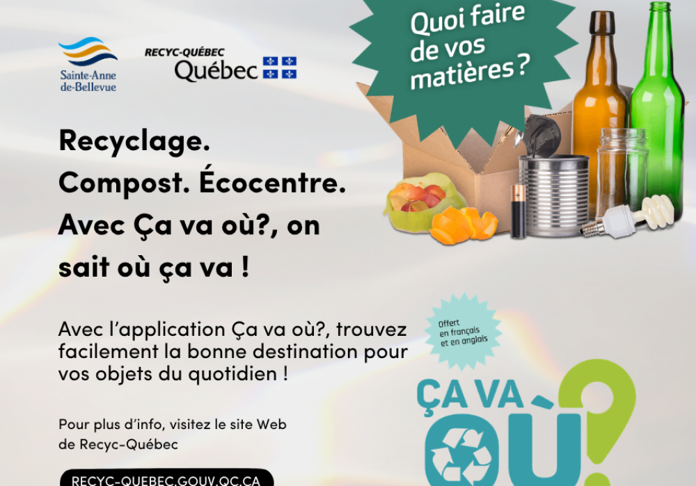 Recyclage. Compost. &Eacute;cocentre. Avec &Ccedil;a va o&ugrave;?, on sait o&ugrave; &ccedil;a va !