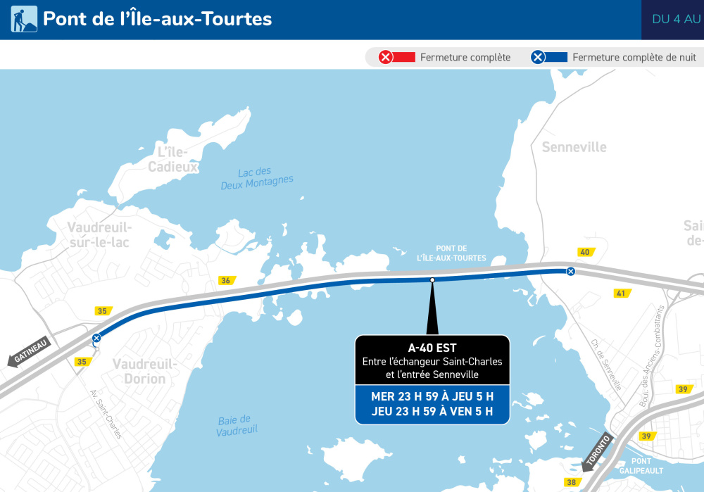 Fermeture de l&rsquo;A-40 en direction est dans les nuits du 4 au 5 mars et du 5 au 6 mars