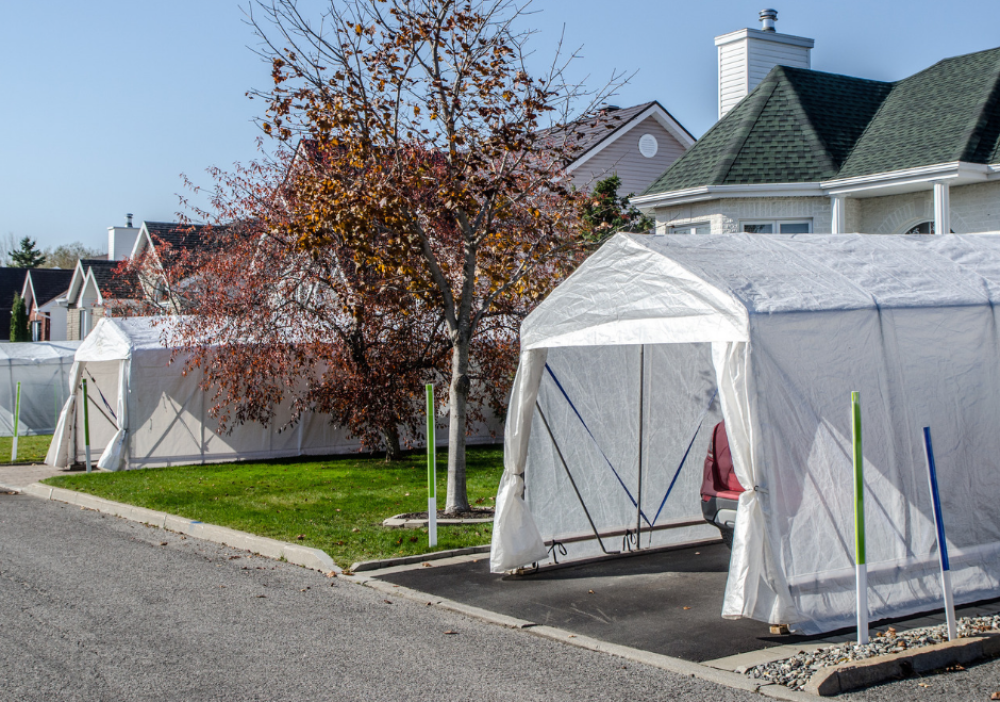 Temporary winter shelters