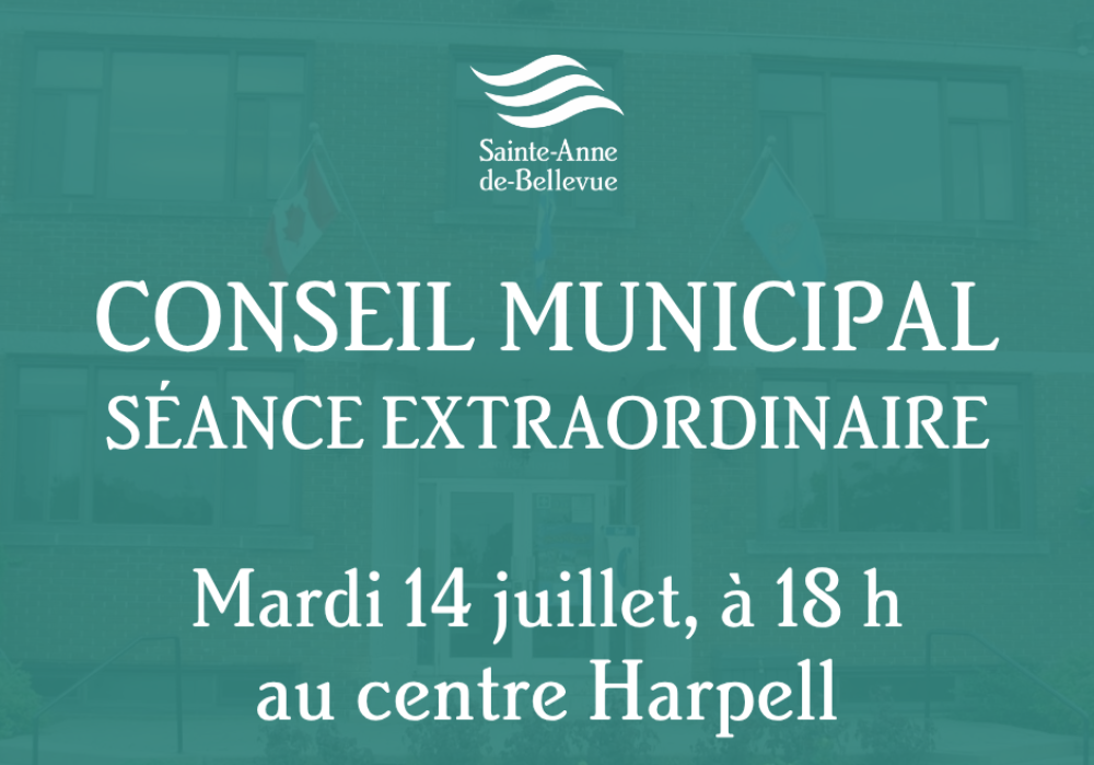Conseil municipal : s&eacute;ance extraordinaire du 14 juillet