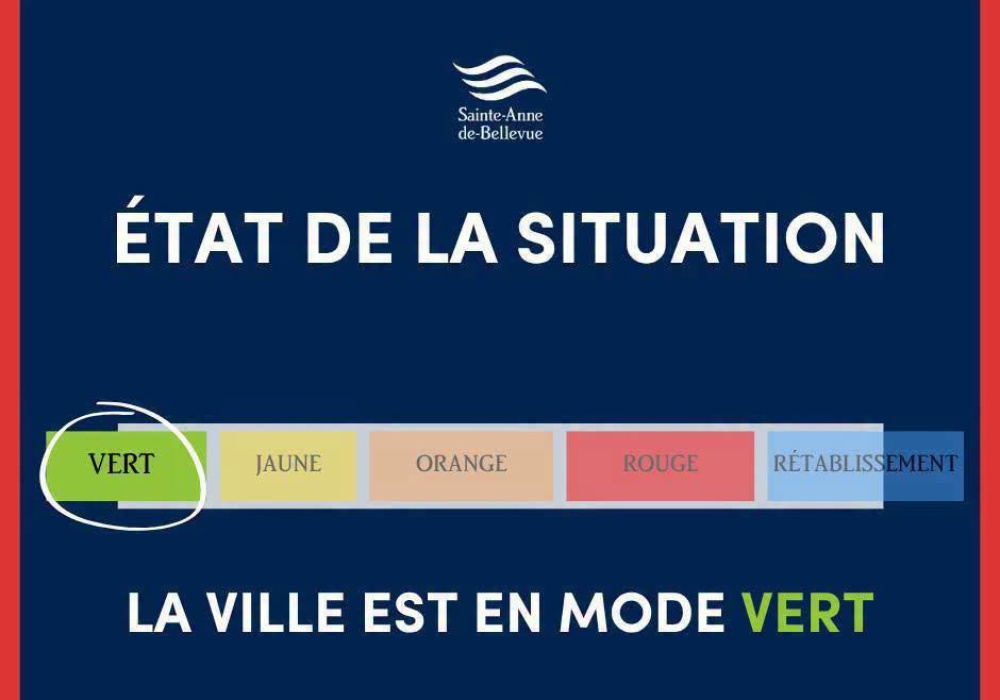&Eacute;tat de la situation : la Ville revient au mode VERT (11 ao&ucirc;t 2026)