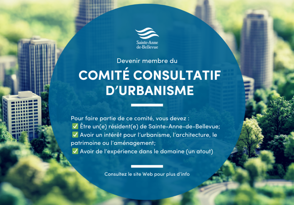Devenir membre du comité consultatif d’urbanisme (CCU)