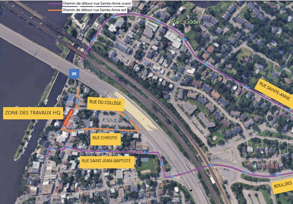 Fermeture temporaire de la rue Ste-Anne pour des travaux d’électricité - 16 décembre 2025