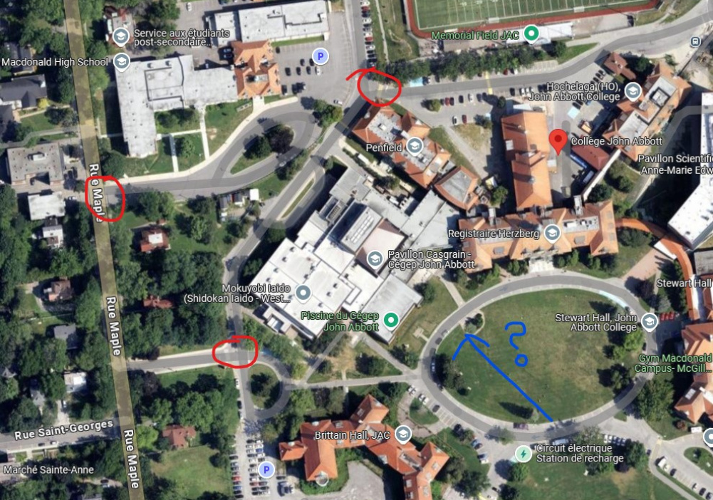 Essais d&rsquo;&eacute;coulement sur les bornes fontaines autour du campus John Abbott