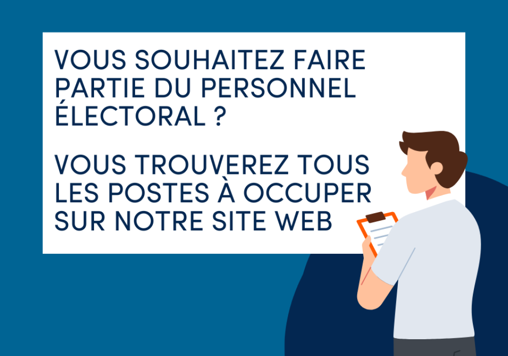 Rejoignez notre personnel électoral